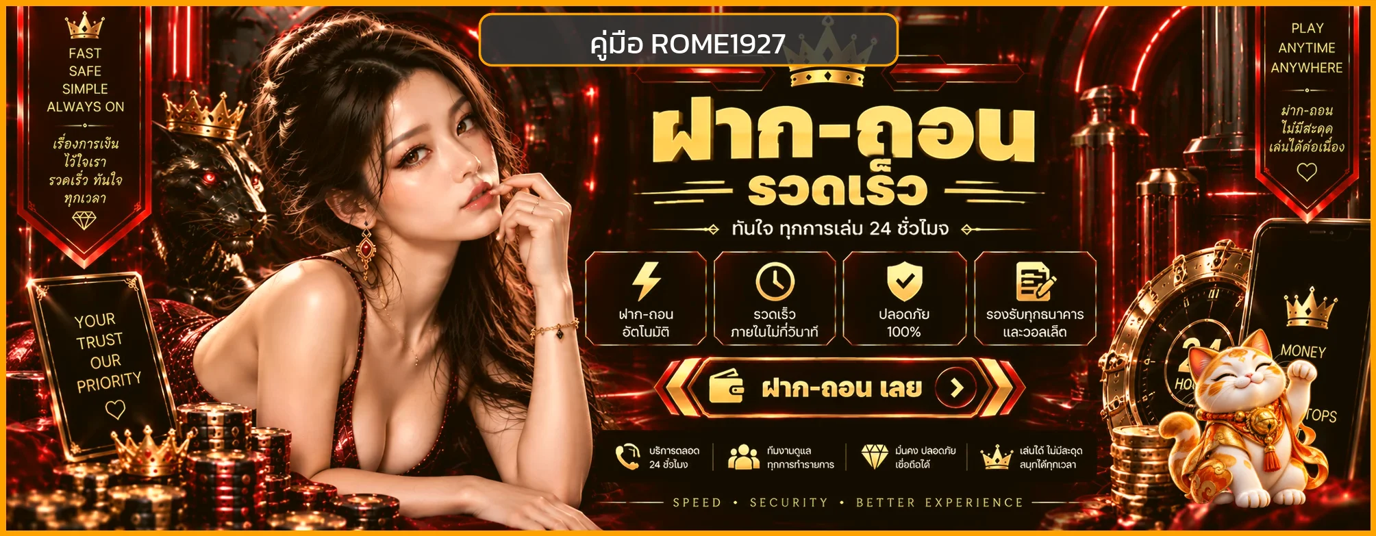 ROME1927 คู่มือ RTP และ Volatility เลือกสล็อตอย่างมีแผน